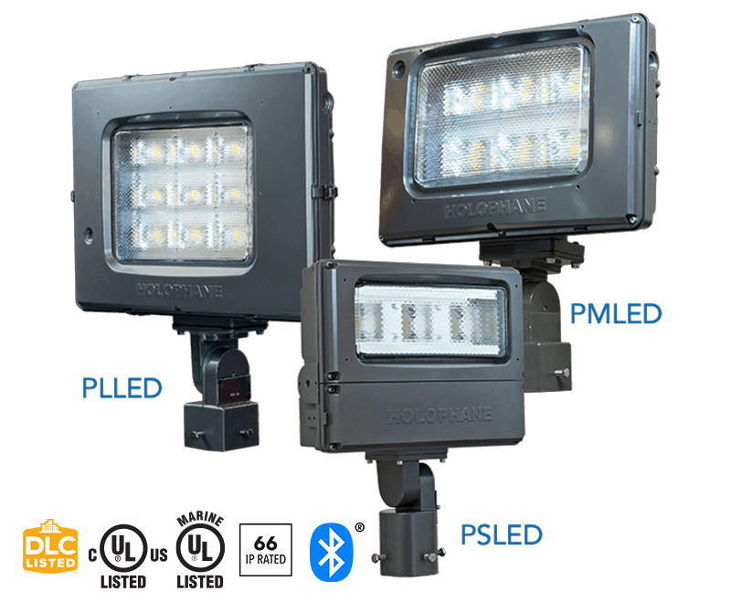 The Predator family of industrial LED floodlights offer three models - PSLED, PMLED, and PLLED.