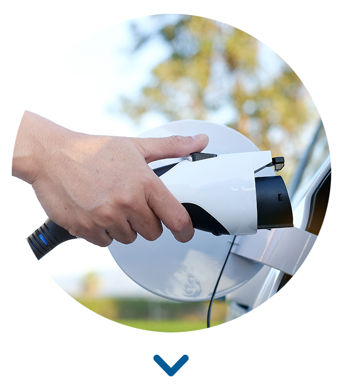 pole mounted ev charging solutions - circle