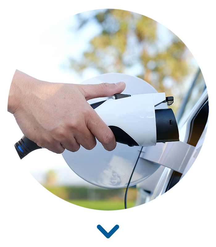 pole mounted ev charging solutions - circle